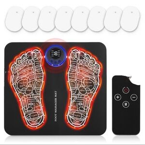 NWT EMS Foot Massager –Foldable Feet & Calves Massage Mat For Muscles Relaxation